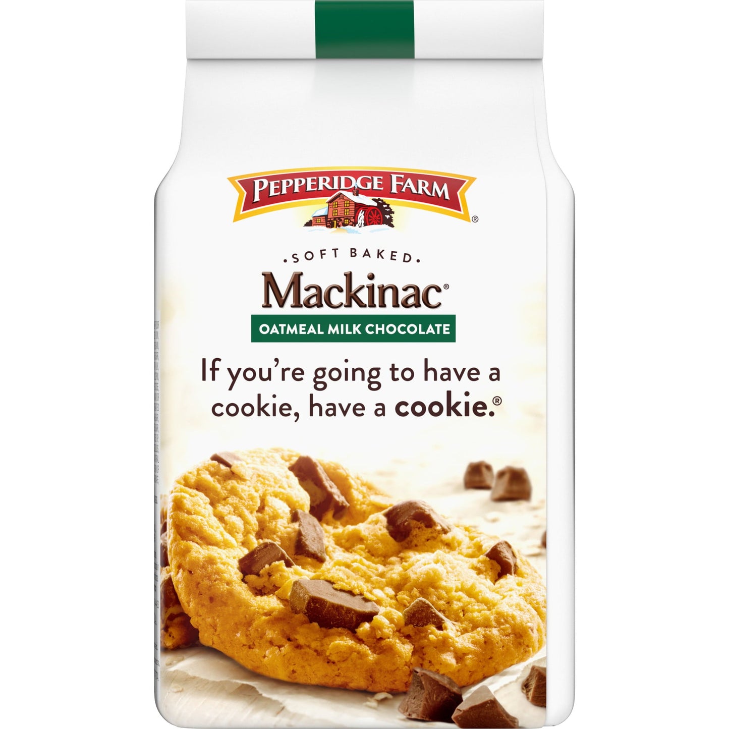 Mackinac Soft Baked Oatmeal Milk Chocolate Cookies, 8.6 oz. Bag