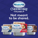 Philadelphia Cheesecake Crumble Strawberry Cheesecake Dessert with Graham, 2 Ct Pack