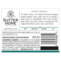 Sutter Home Pinot Grigio White Wine, 1.5 L Bottle