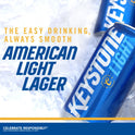 Keystone Light Lager Beer, 6 Pack, 16 fl oz Cans, 4.1% ABV