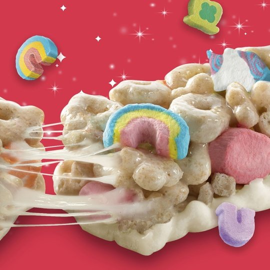 Lucky Charms Breakfast Cereal Treat Bars, Snack Bars, 6.8 oz, 8 ct