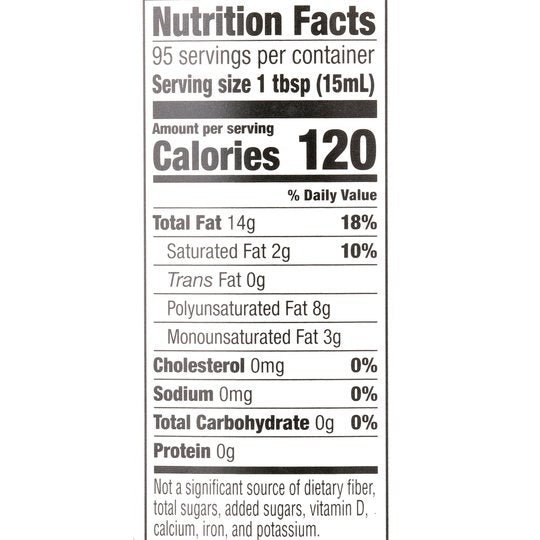 Wesson Pure & Cholesterol Free Soybean Vegetable Oil, 40 fl oz