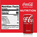 Coca-Cola Mini Soda Pop Soft Drink, 7.5 fl oz, 6 Pack Cans