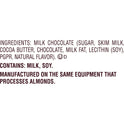 Hershey's Symphony Milk Chocolate Giant Candy, Bar 7.37 oz, 25 Pieces
