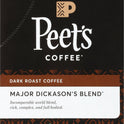 Peet's Coffee Major Dickason's Blend K-Cup Coffee Pods, Premium Dark Roast, 22 Count, Single Serve Capsules Compatible with Keurig