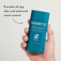 Harry's Men's Odor and Sweat Control Extra-Strength Antiperspirant Deodorant Stick, Stone Scent, 2.5 oz