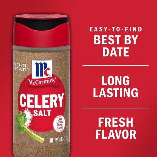 McCormick Celery Salt, 4 oz Mixed Spices & Seasonings