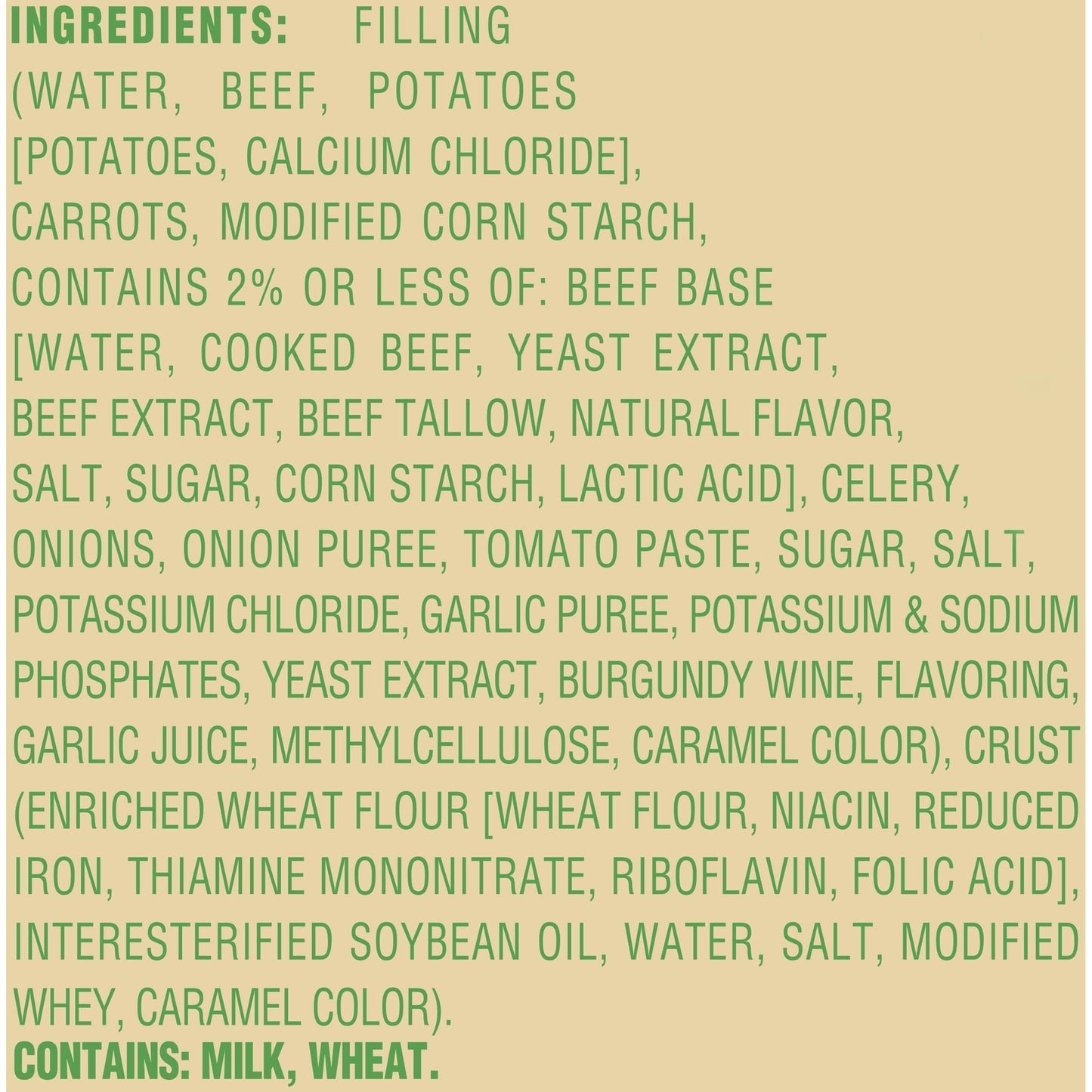 Marie Callender's Frozen Meal, Beef Pot Pie, 15 oz