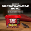 Wolf Brand Chili With Beans, Microwavable Bowls, 7.25 oz.