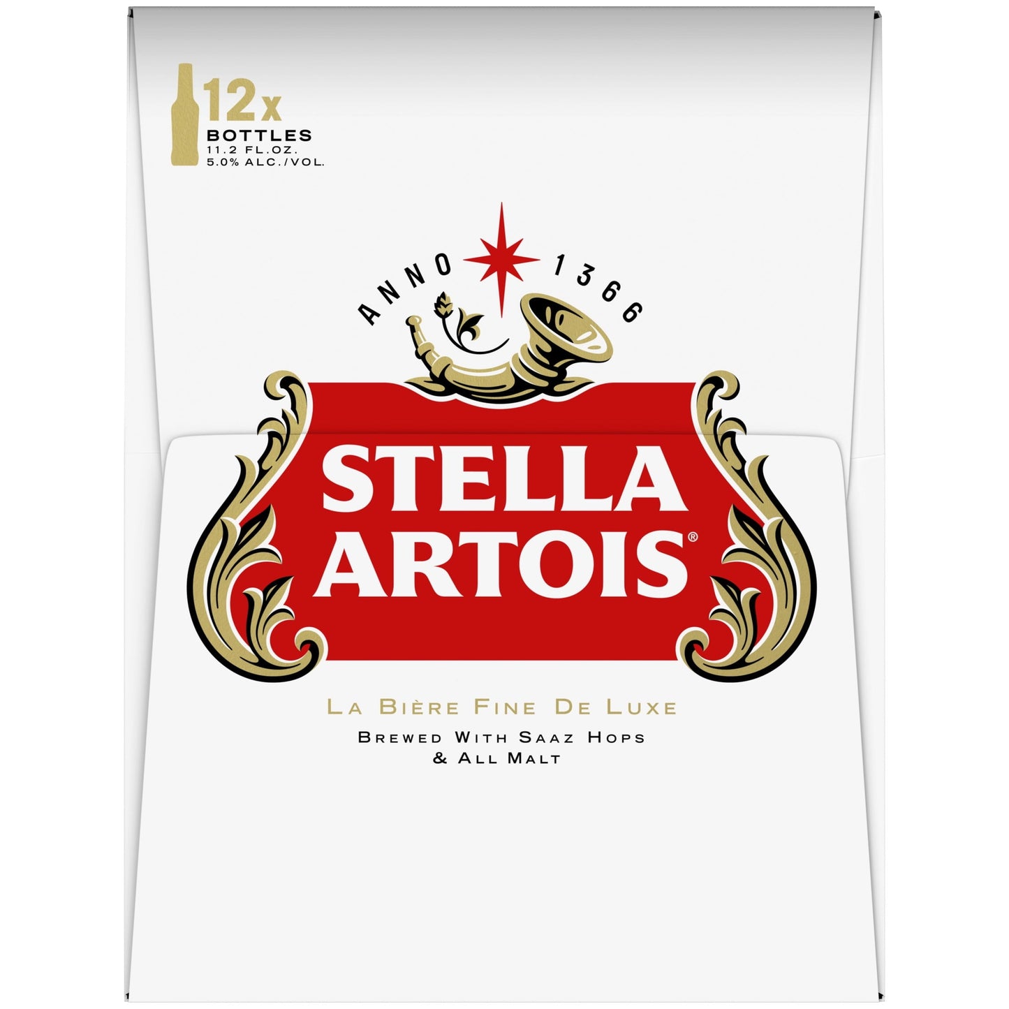 Stella Artois Lager, 12 Pack Beer, 11.2 fl oz Bottles, 5.0% ABV