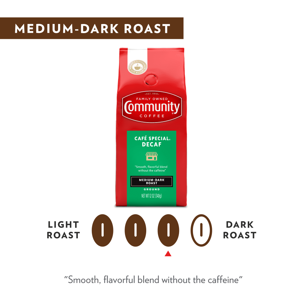 Community Coffee Café Special® Decaf 12 Ounce Bag