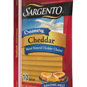 Sargento® Creamery Sliced Natural Cheddar Cheese, 10 slices