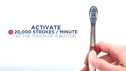 Colgate 360 Vibrate Whitening Battery-Operated Toothbrush, 1 AAA Battery Included, Adult
