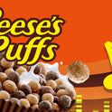 REESEâS PUFFS Chocolatey Peanut Butter Cereal, Kid Breakfast Cereal, Value Bag, 35 oz