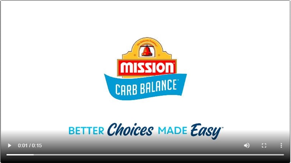 Mission Carb Balance Burrito Whole Wheat Tortillas, 8 Count