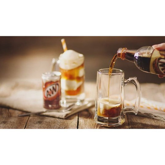 A&W Caffeine-Free, Low Sodium Root Beer Soda Pop, 2 Liter Bottles