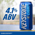 Keystone Light Lager Beer, 6 Pack, 16 fl oz Cans, 4.1% ABV