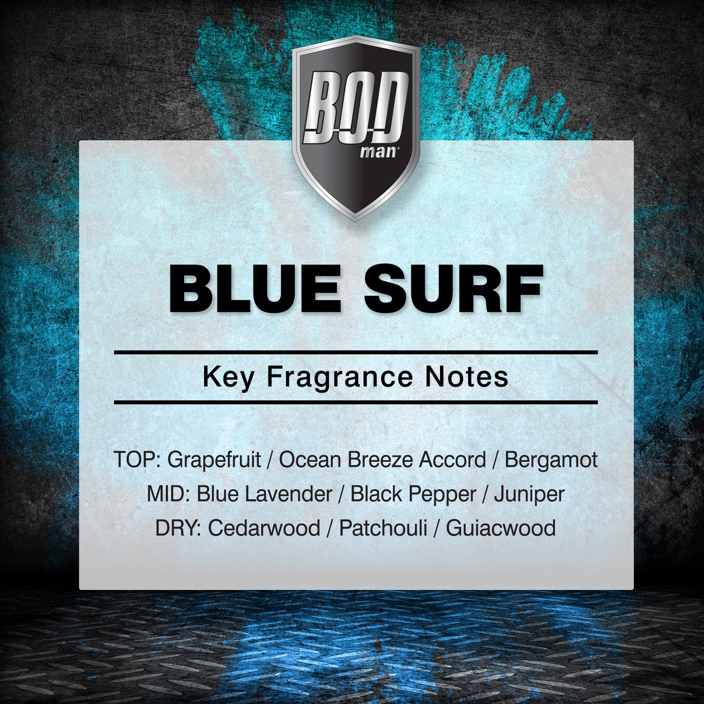 Bod Man Blue Surf Body Spray, 8 fl.oz.