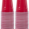 Solo Disposable Plastic Cups, Red, 18oz, 50 Count