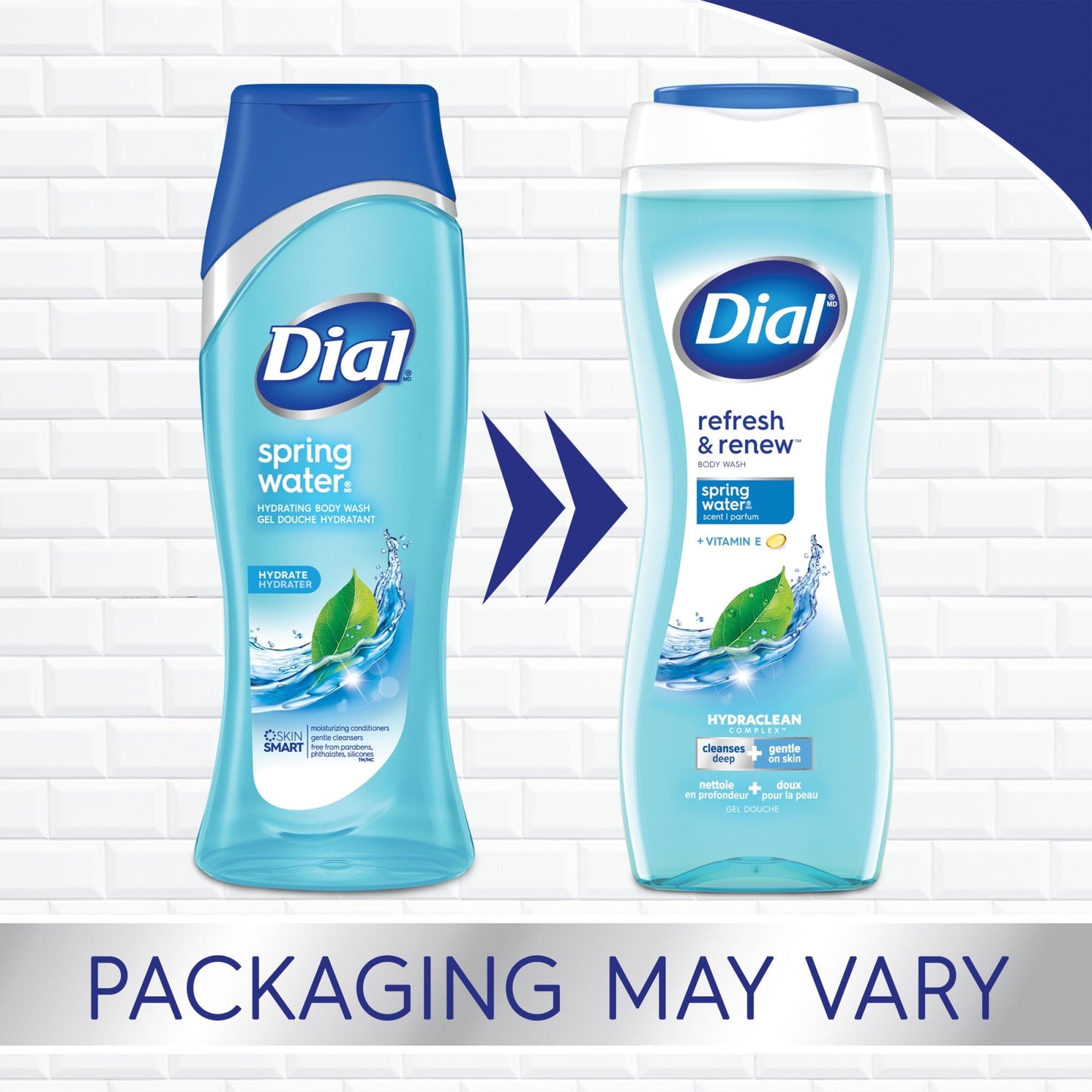 Dial Body Wash, Refresh & Renew Spring Water, 32 fl oz