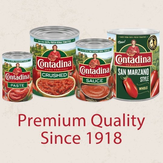 Contadina Canned Tomato Paste with Roasted Garlic, 6 oz Can