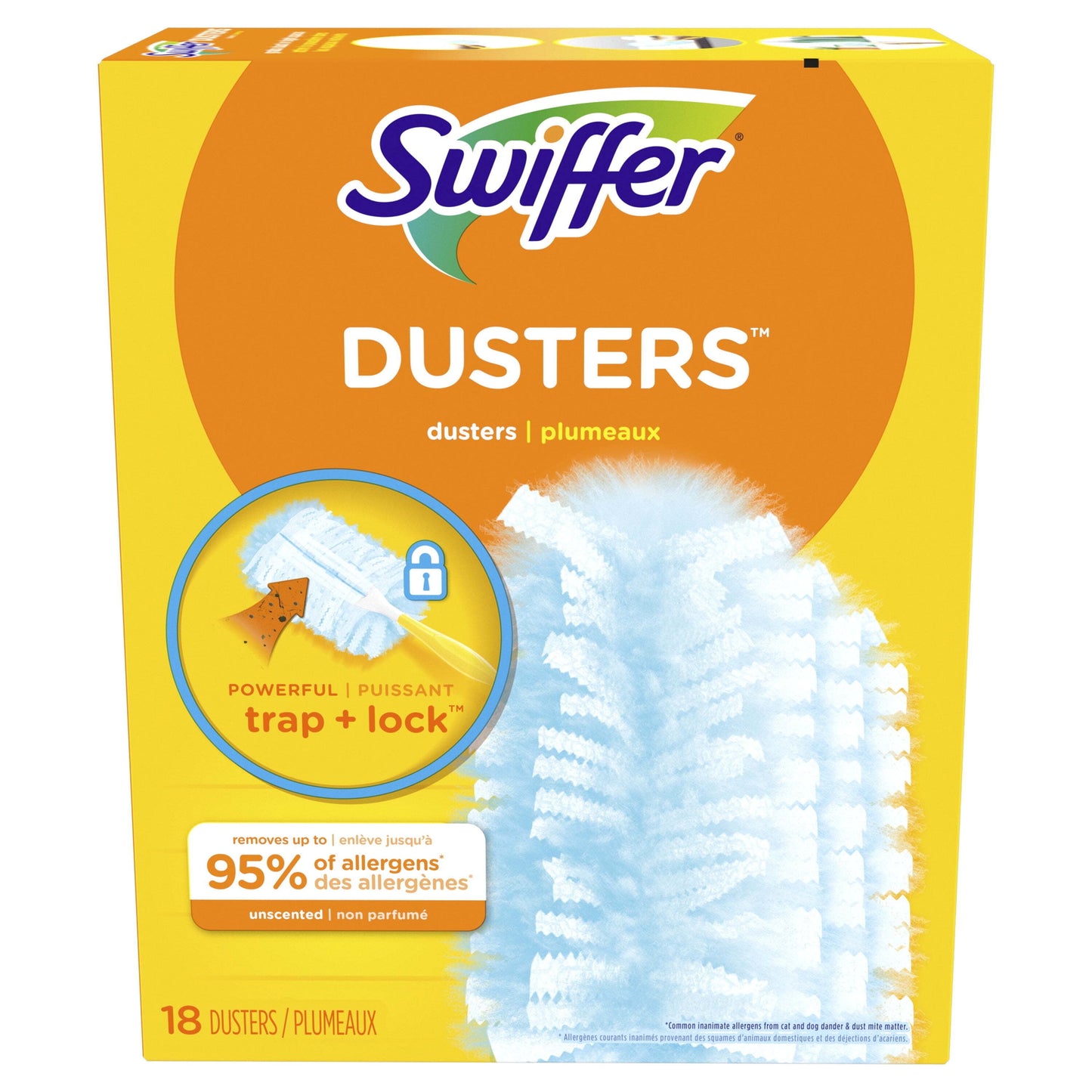 Swiffer Dusters Multi-Surface Duster Refills for Cleaning, Unscented, 18 count