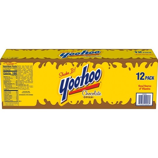 Yoo-hoo Chocolate Drink, 11 fl oz cans, 12 pack