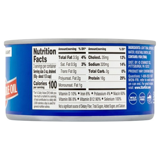 StarKist® Chunk Light Tuna in Oil - Net Wt. 12oz Can seafood