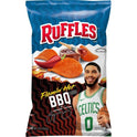 Ruffles Flamin' Hot BBQ Flavored Potato Chips, 8 oz Bag