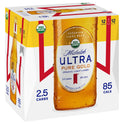 Michelob Ultra Pure Gold Organic Light Lager, 12 Pack Beer, 12 fl oz Bottles, 3.8 % ABV, Domestic