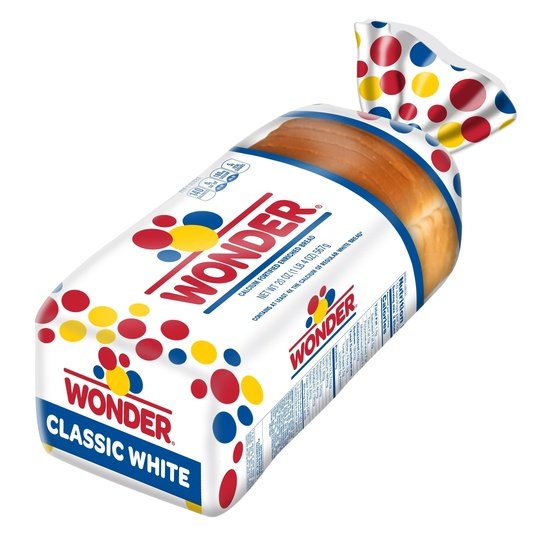 Wonder Bread Classic White Sandwich Bread, Sliced White Bread, 20 oz