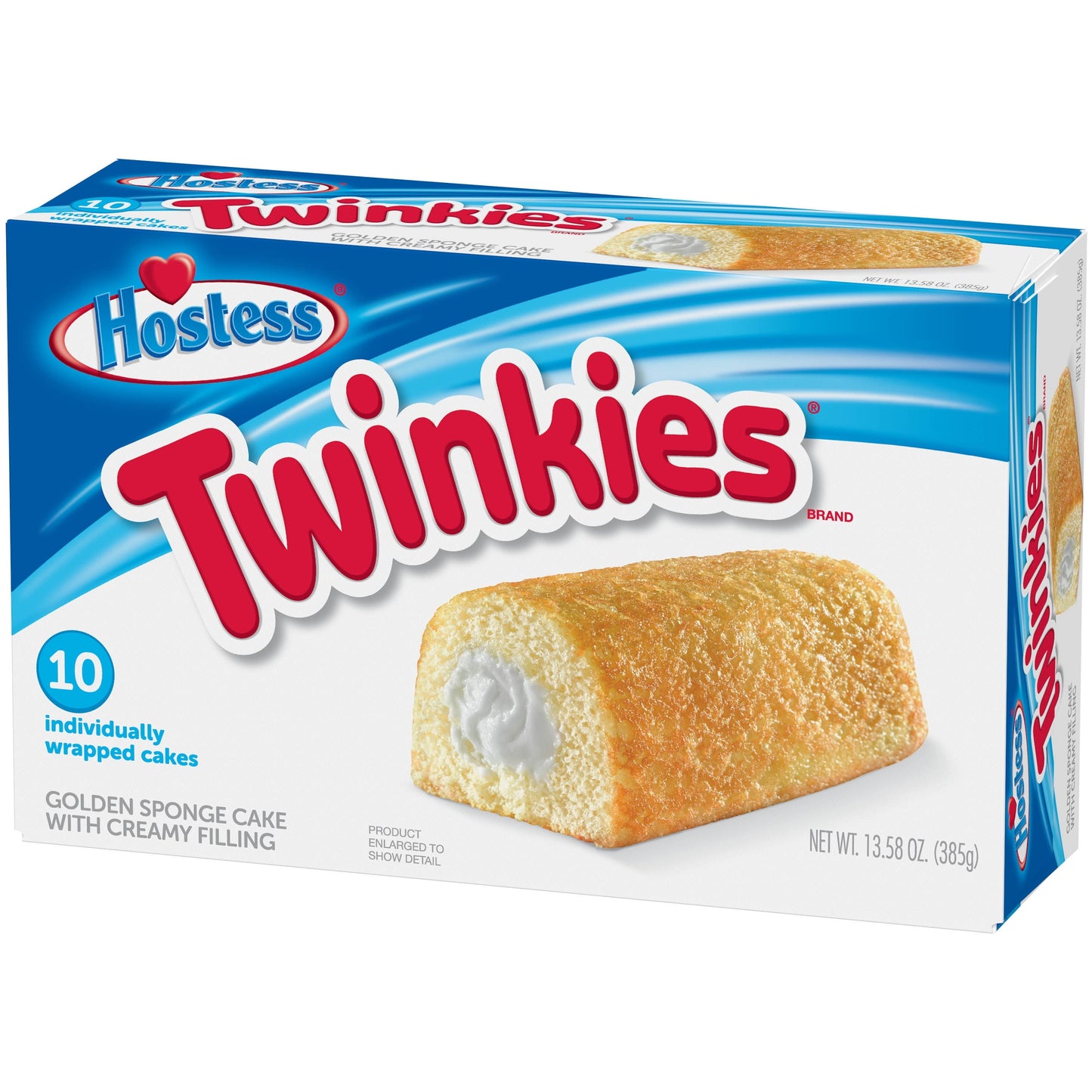 HOSTESS TWINKIES, Creamy Golden Sponge Cake, Individually Wrapped - 13.58 oz, 10 Count