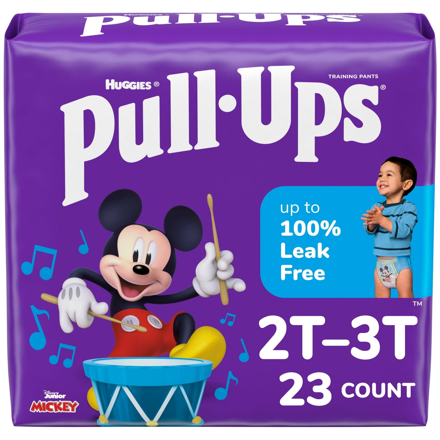 Pull-Ups Boys' Potty Training Pants, 2T-3T (16-34 lbs), 23 Count