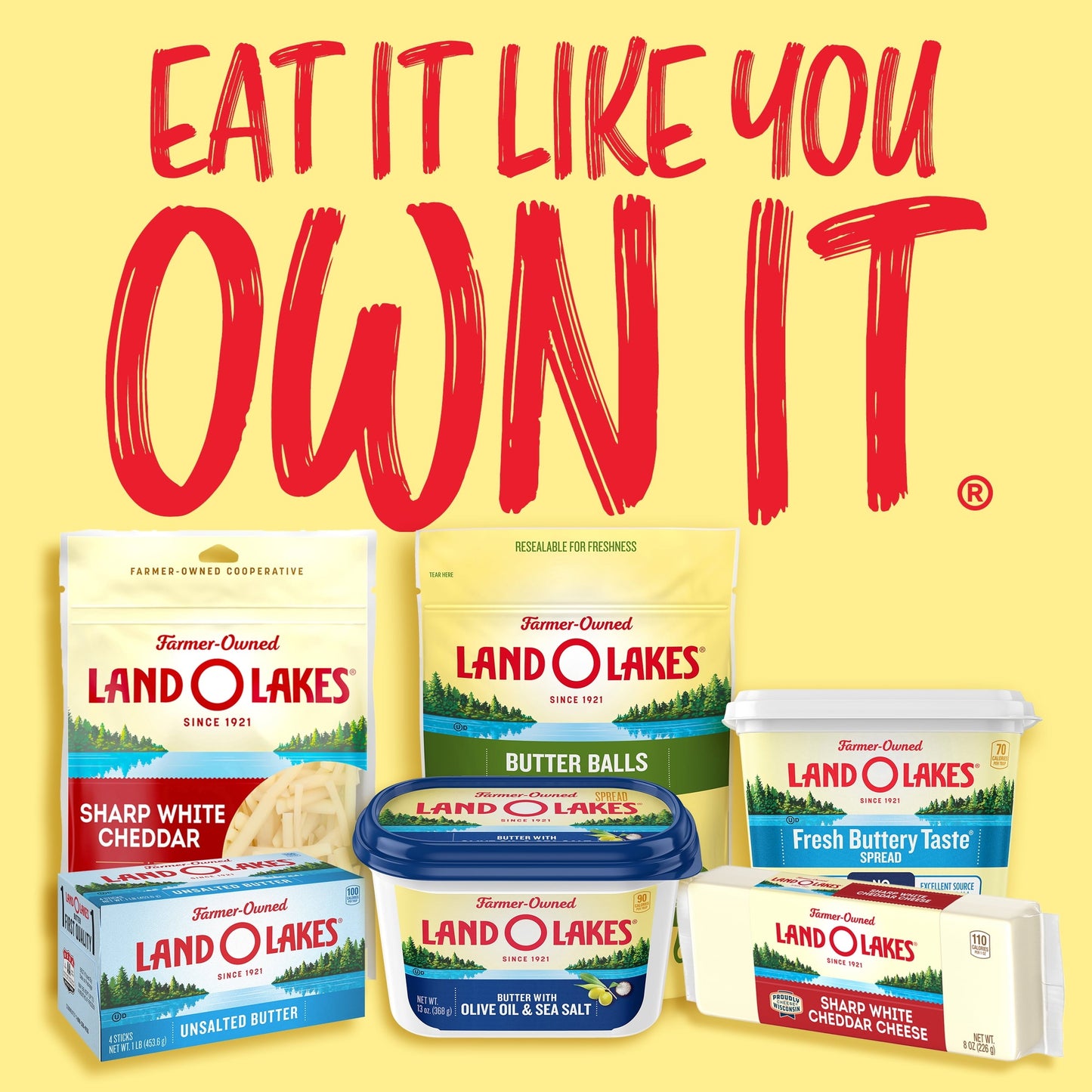 Land O Lakes® Butter with Olive Oil and Sea Salt, 7 oz Tub