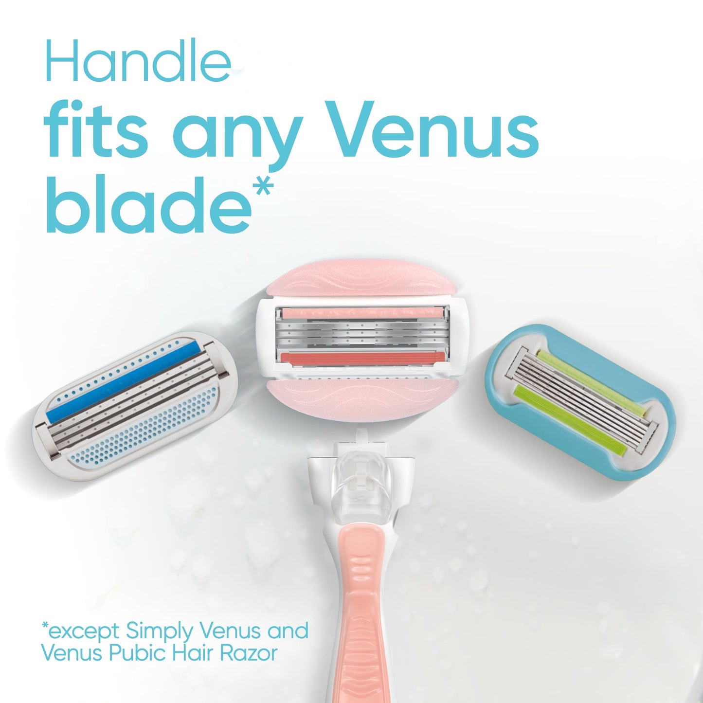 Gillette Venus Comfort Glide White Tea Women's Razor Blade Refills, 4 Count