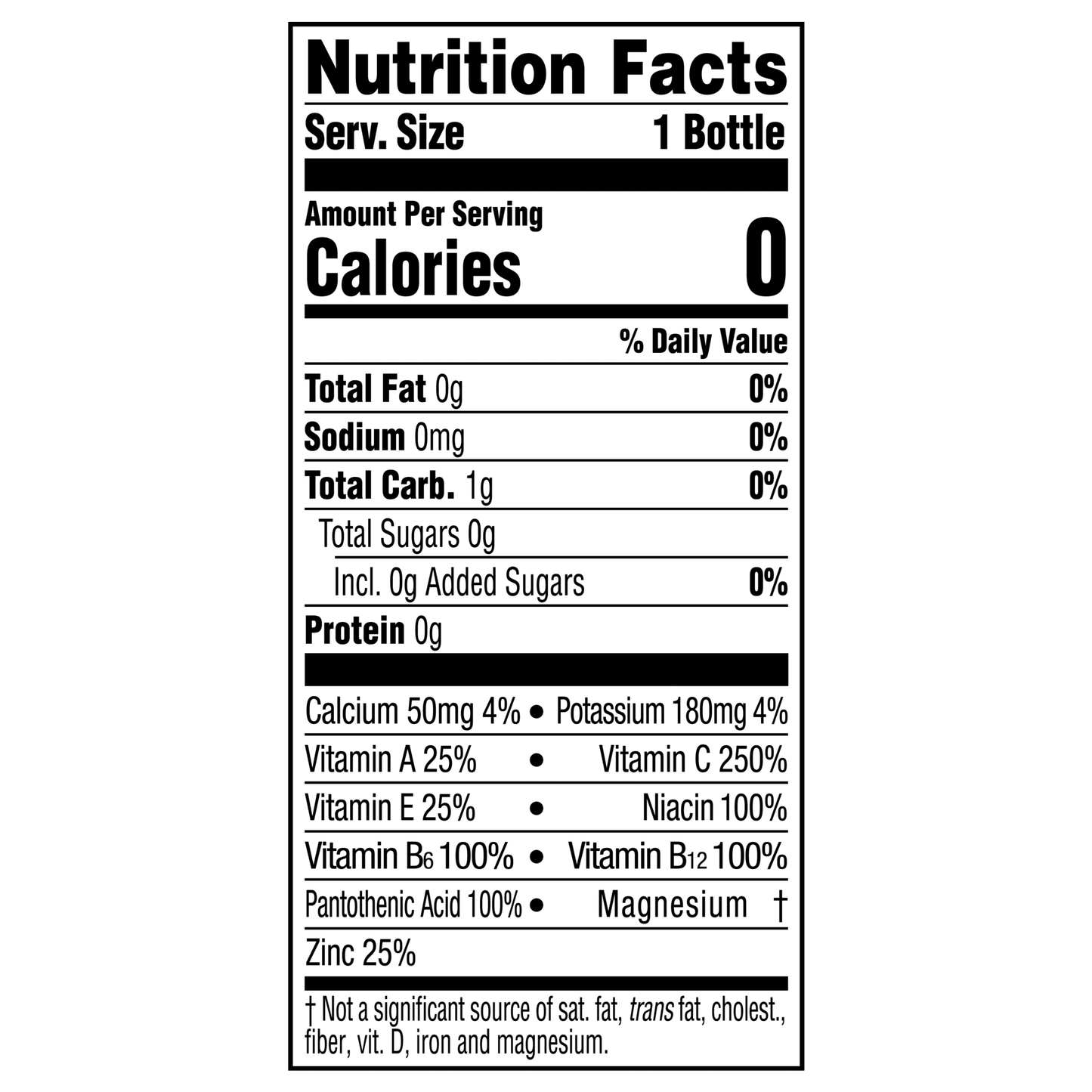 vitaminwater zero sugar rise electrolyte enhanced water, orange, 16.9 fl oz, 6 count bottles