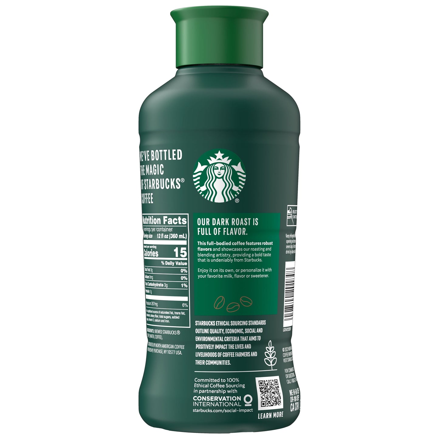 Starbucks Iced Coffee Beverage, Dark Roast, 48 fl oz