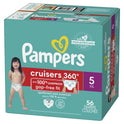 Pampers Cruisers Diapers 360 Size 5, 56 Count