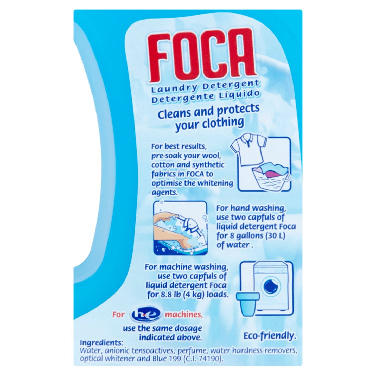 Foca Laundry Detergent, 33.81 fl oz