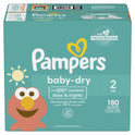 Pampers Baby Dry Diapers Size 2, 180 Count