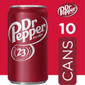 Dr Pepper Soda Pop, 7.5 fl oz cans, 10 pack