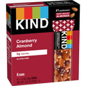 KIND Gluten Free Cranberry Almond Snack Bars, 1.4 oz, 6 Count