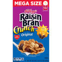 Kellogg's Raisin Bran Crunch Original Cold Breakfast Cereal, Mega Size, 30.5 oz Box