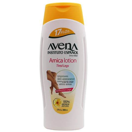 AVENA Arnica Lotion Tired Legs to Refresh and Improve Skin Appearance, 17 fl oz.