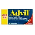 Advil Pain and Headache Reliever Ibuprofen, 200 Mg Coated Tablets, 130 Count