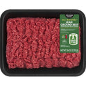 All Natural* 93% Lean/7% Fat Lean Ground Beef, 2.25 lb Tray