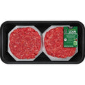 All Natural* 93% Lean/7% Fat Lean Ground Beef Patties, 4 Count, 1 lb Tray