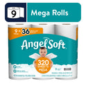 Angel Soft Toilet Paper, 9 Mega Rolls