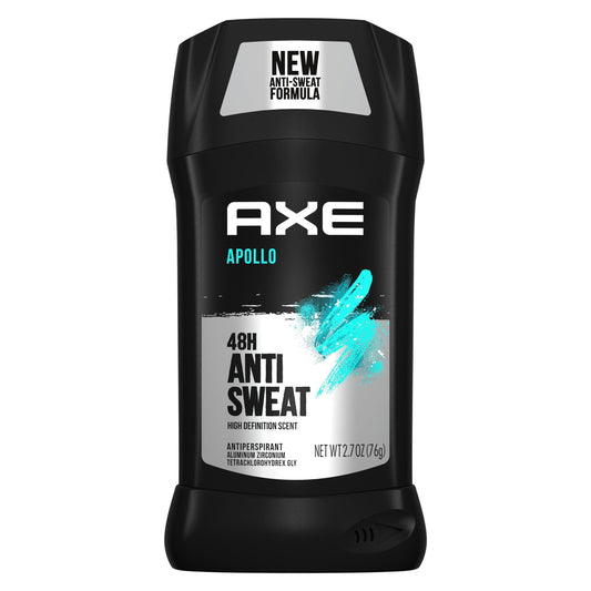 Axe Apollo Long Lasting Men's Antiperspirant Deodorant Stick, Sage and Cedarwood, 2.7 oz