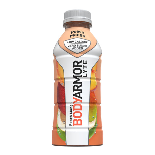 BODYARMOR LYTE Sports Drink, Peach Mango, 16 Fl. Oz., 1 count